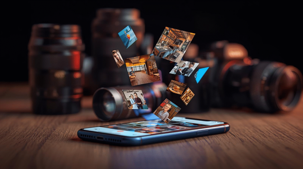 Galerie photos et vidéos Google Business Profile optimisée pour le référencement local 2026